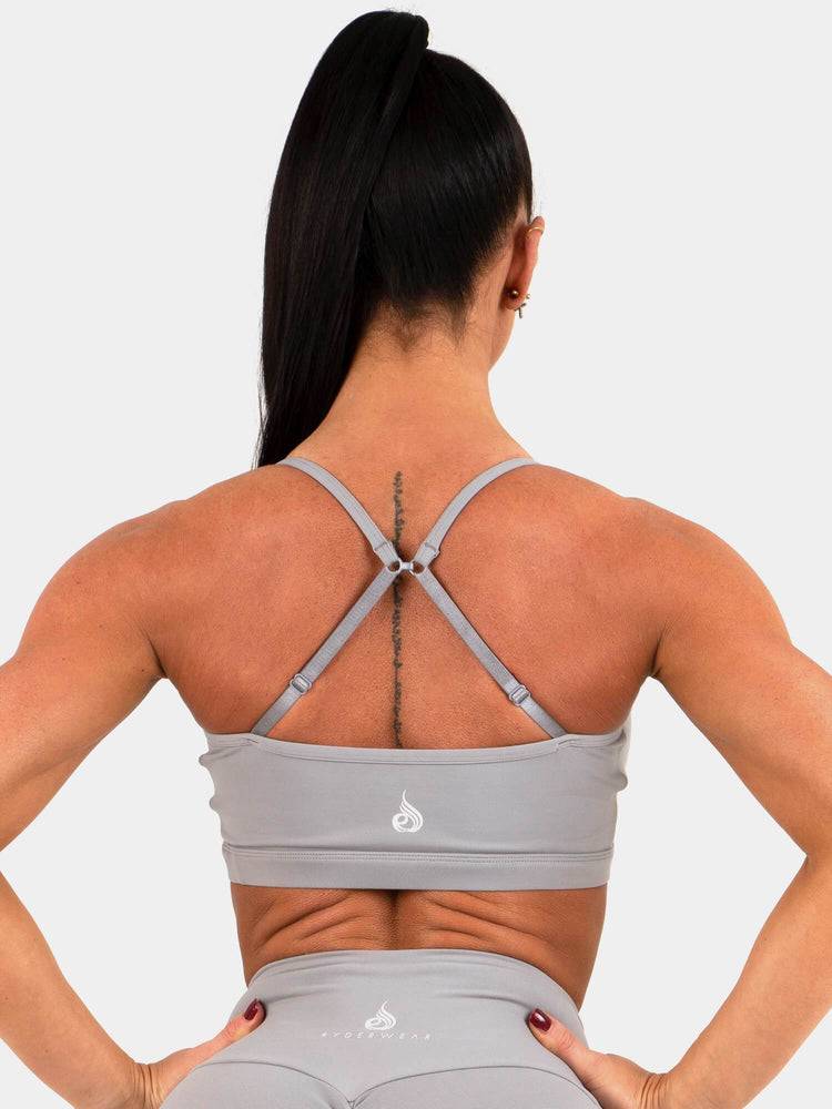 Ryderwear Women Sports Bra Staples Women's Sports Bra Grey | CA1612EX