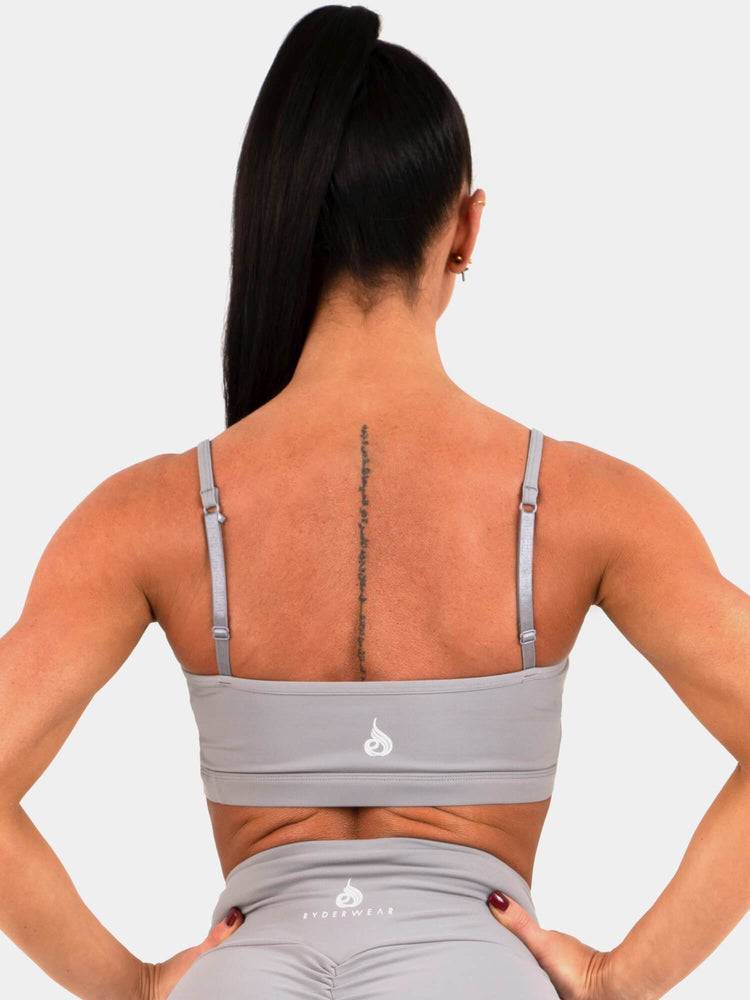 Ryderwear Women Sports Bra Staples Women's Sports Bra Grey | CA1612EX