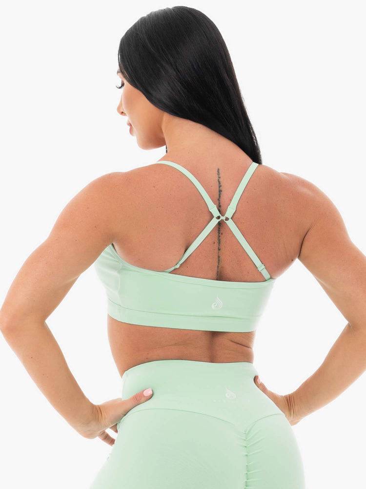 Ryderwear Women Sports Bra Staples Women's Sports Bra Mint | CA1827PQ