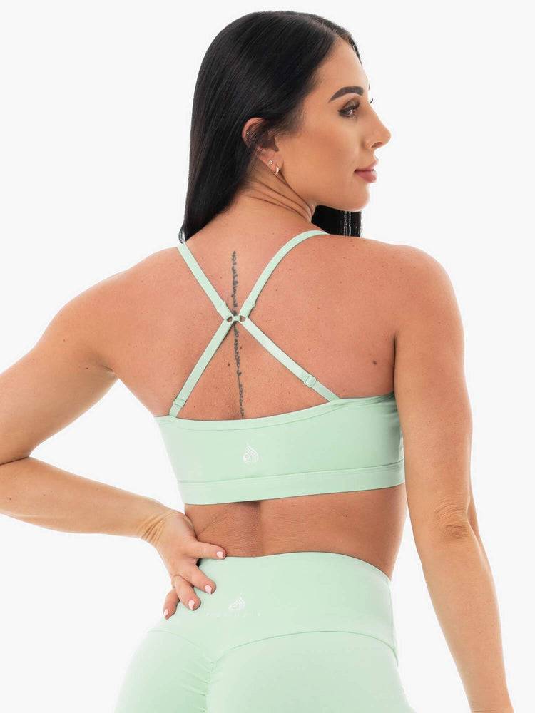 Ryderwear Women Sports Bra Staples Women's Sports Bra Mint | CA1827PQ