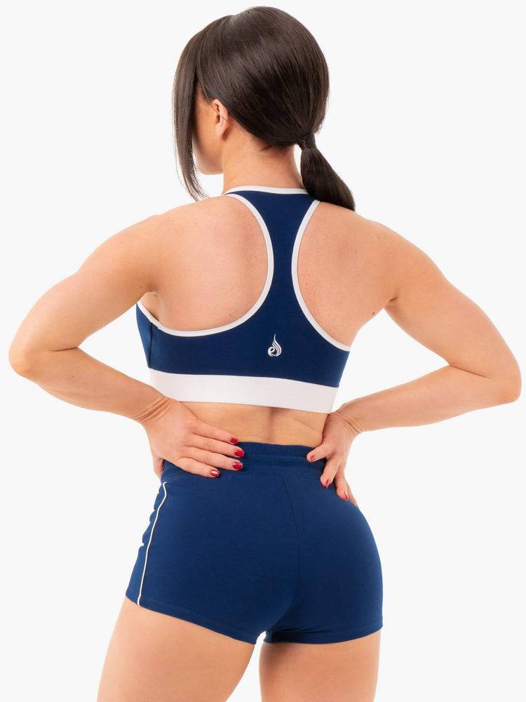 Ryderwear Women Sports Bra Track Women's Sports Bra Navy | CA1676GL