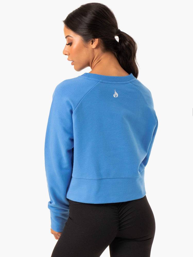 Ryderwear Women Sweaters Motion Women's Sweaters Blue | CA1517SO