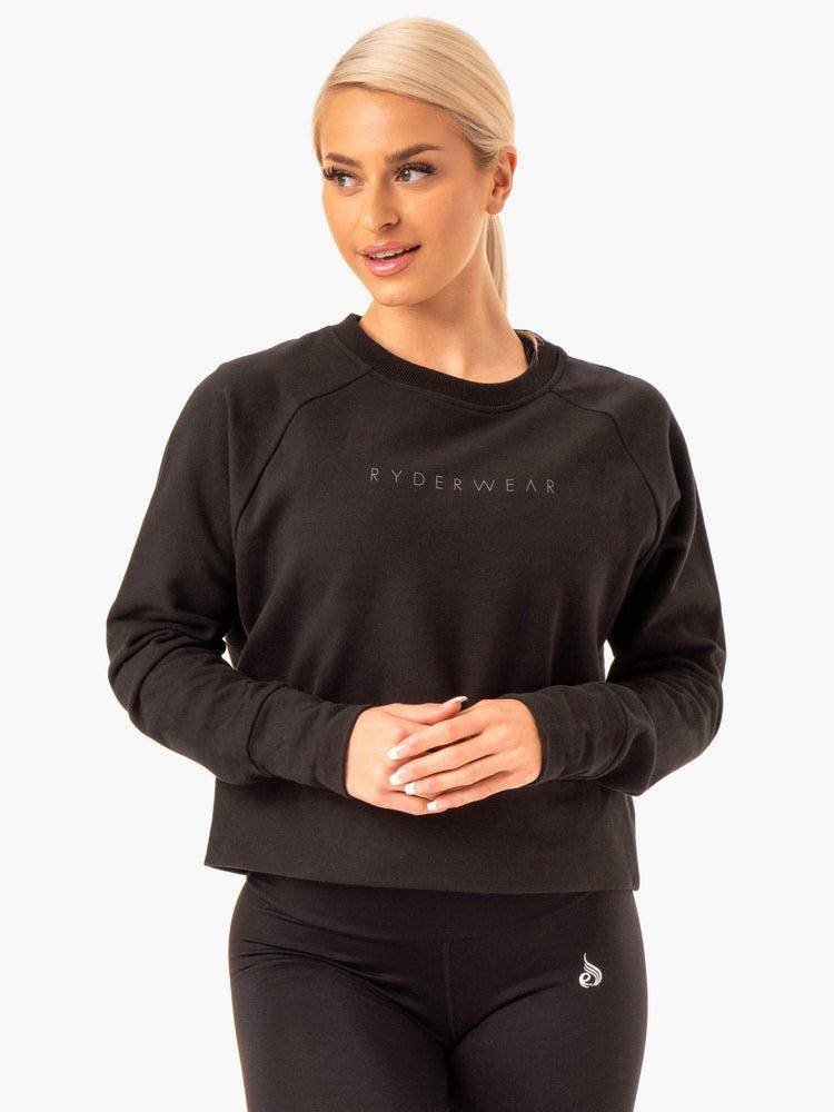 Ryderwear Women Sweaters Motion Women\'s Sweaters Black | CA1531MA