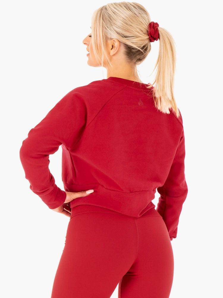 Ryderwear Women Sweaters Motion Women's Sweaters Red | CA1532QZ