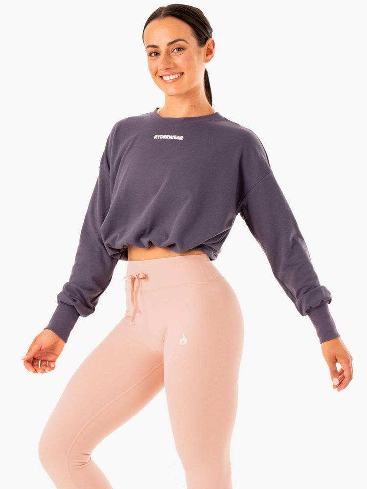 Ryderwear Women Sweaters Replay Women's Sweaters Charcoal | CA1568AP