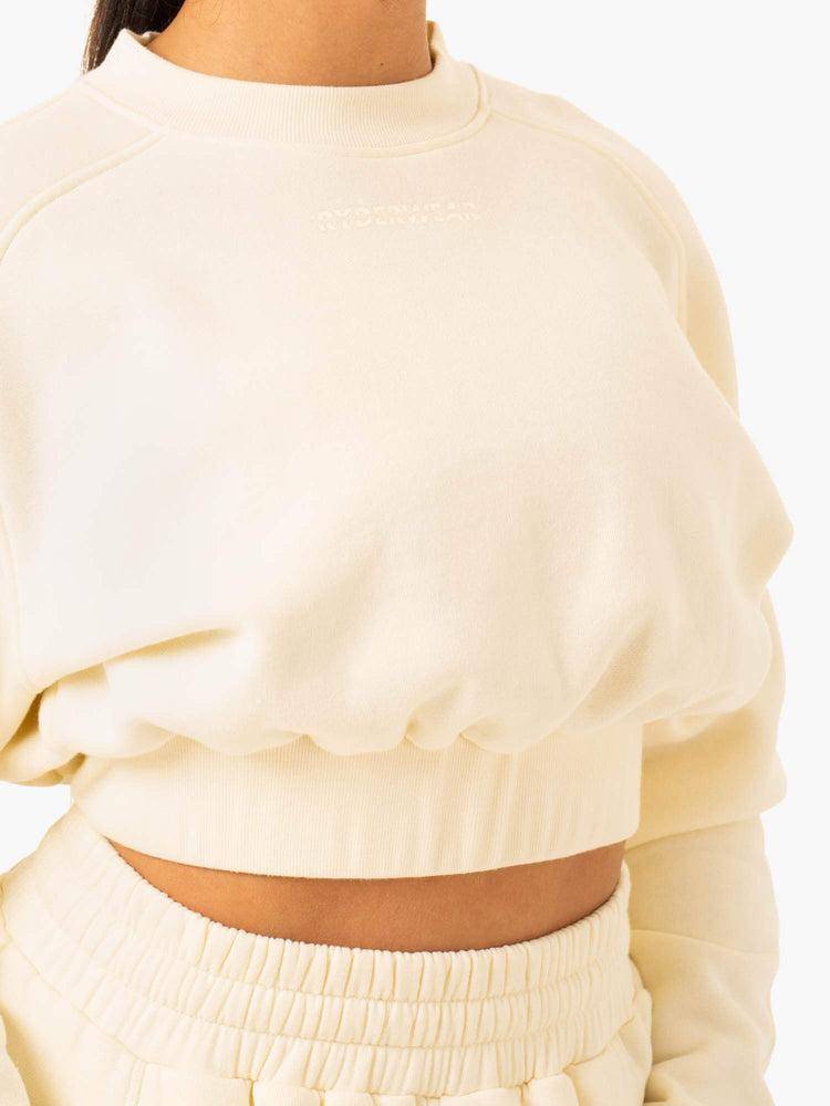 Ryderwear Women Sweaters Sideline Women's Sweaters Butter | CA1508EX