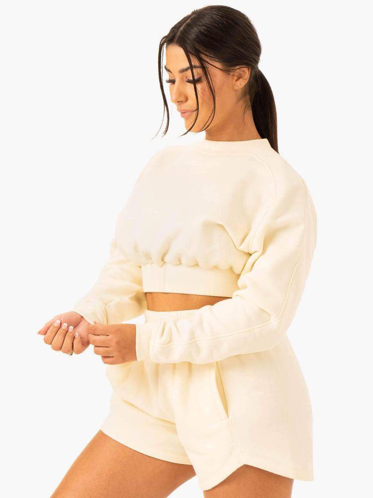 Ryderwear Women Sweaters Sideline Women's Sweaters Butter | CA1508EX