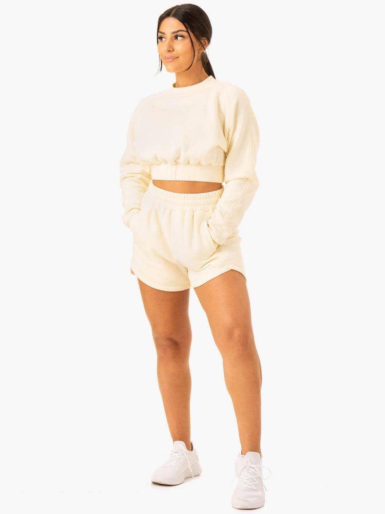 Ryderwear Women Sweaters Sideline Women's Sweaters Butter | CA1508EX