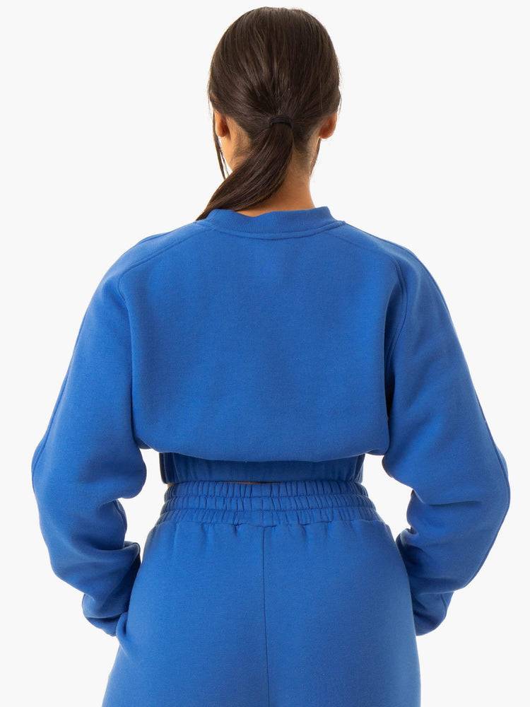 Ryderwear Women Sweaters Sideline Women's Sweaters Cobalt Blue | CA1510TV