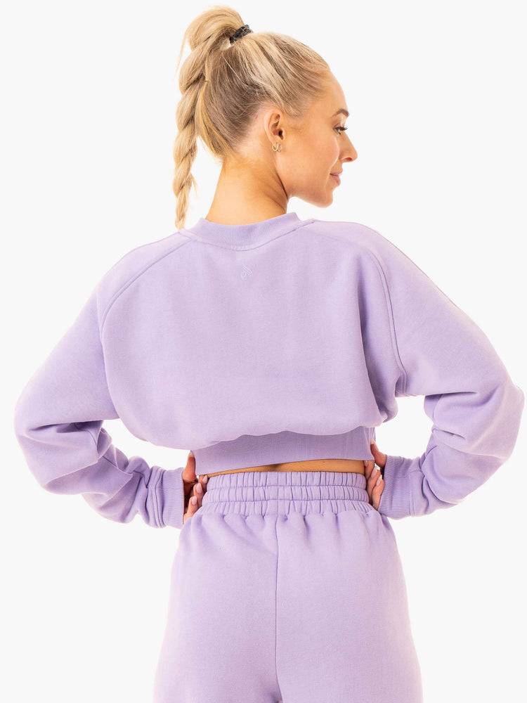 Ryderwear Women Sweaters Sideline Women's Sweaters Lilac | CA1575KI