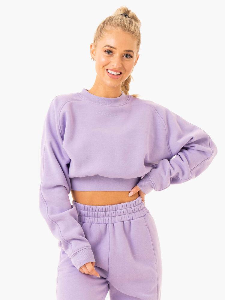 Ryderwear Women Sweaters Sideline Women\'s Sweaters Lilac | CA1575KI