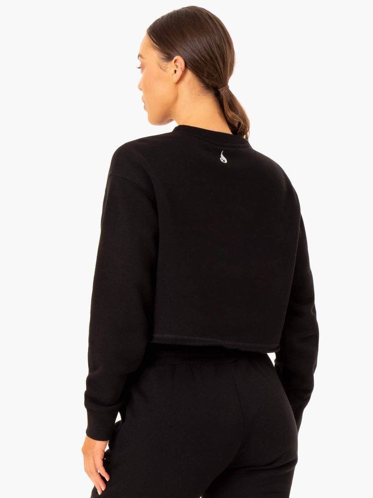 Ryderwear Women Sweaters Ultimate Fleece Women's Sweaters Black | CA1573HK