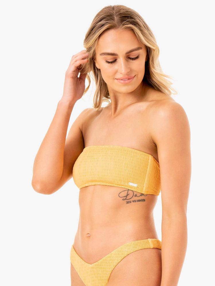 Ryderwear Women Swimwear Paradise Bandeau Bikini Top Women's Swimwear Mango | CA1498LH