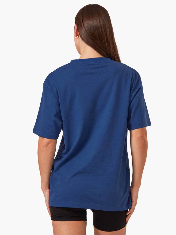 Ryderwear Women T Shirts Oversized Women's T Shirts Royal Blue | CA1407YU