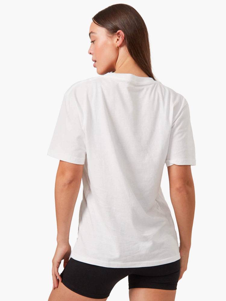 Ryderwear Women T Shirts Oversized Women's T Shirts White | CA1411PQ