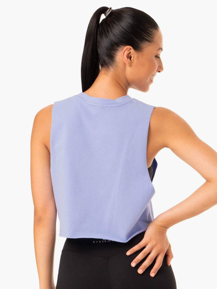 Ryderwear Women Tanks Base Muscle Women's Tanks Purple | CA1169WY