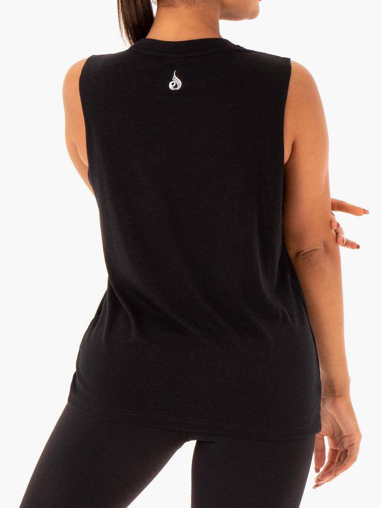 Ryderwear Women Tanks Base Regular Cut Women's Tanks Black | CA1136XF