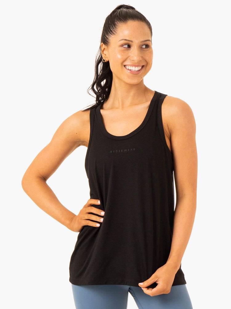 Ryderwear Women Tanks Ease Relaxed Women\'s Tanks Black | CA1326EX