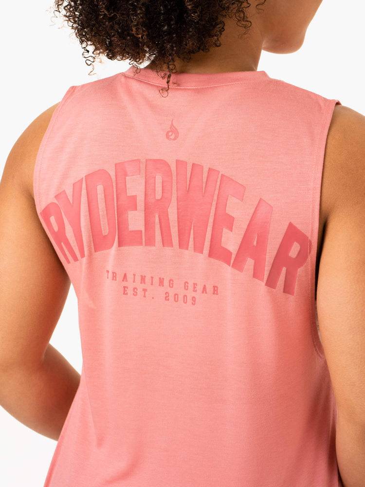 Ryderwear Women Tanks Emerge Training Women's Tanks Pink | CA1287HK