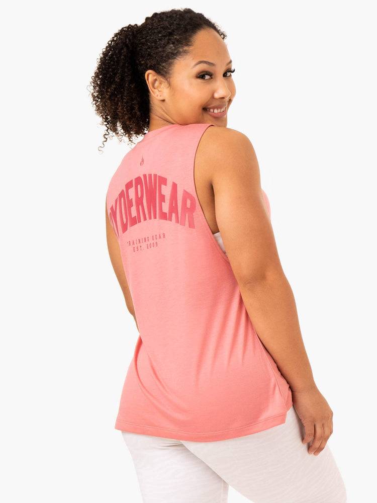 Ryderwear Women Tanks Emerge Training Women's Tanks Pink | CA1287HK