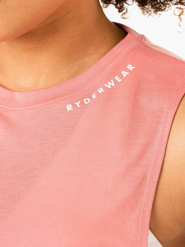 Ryderwear Women Tanks Emerge Training Women's Tanks Pink | CA1287HK