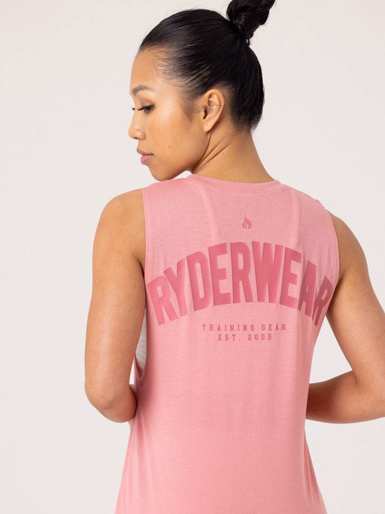 Ryderwear Women Tanks Emerge Training Women\'s Tanks Pink | CA1287HK