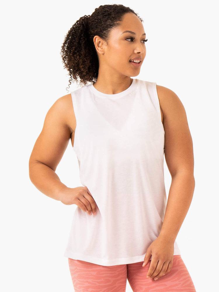 Ryderwear Women Tanks Emerge Training Women's Tanks White | CA1316LH