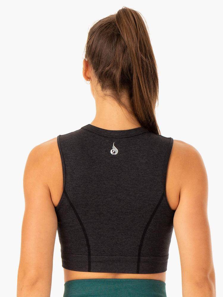 Ryderwear Women Tanks Enhance Seamless Women's Tanks Black | CA1176OR