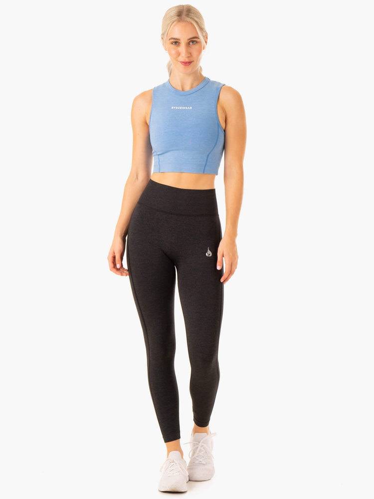 Ryderwear Women Tanks Enhance Seamless Women's Tanks Blue | CA1246QZ