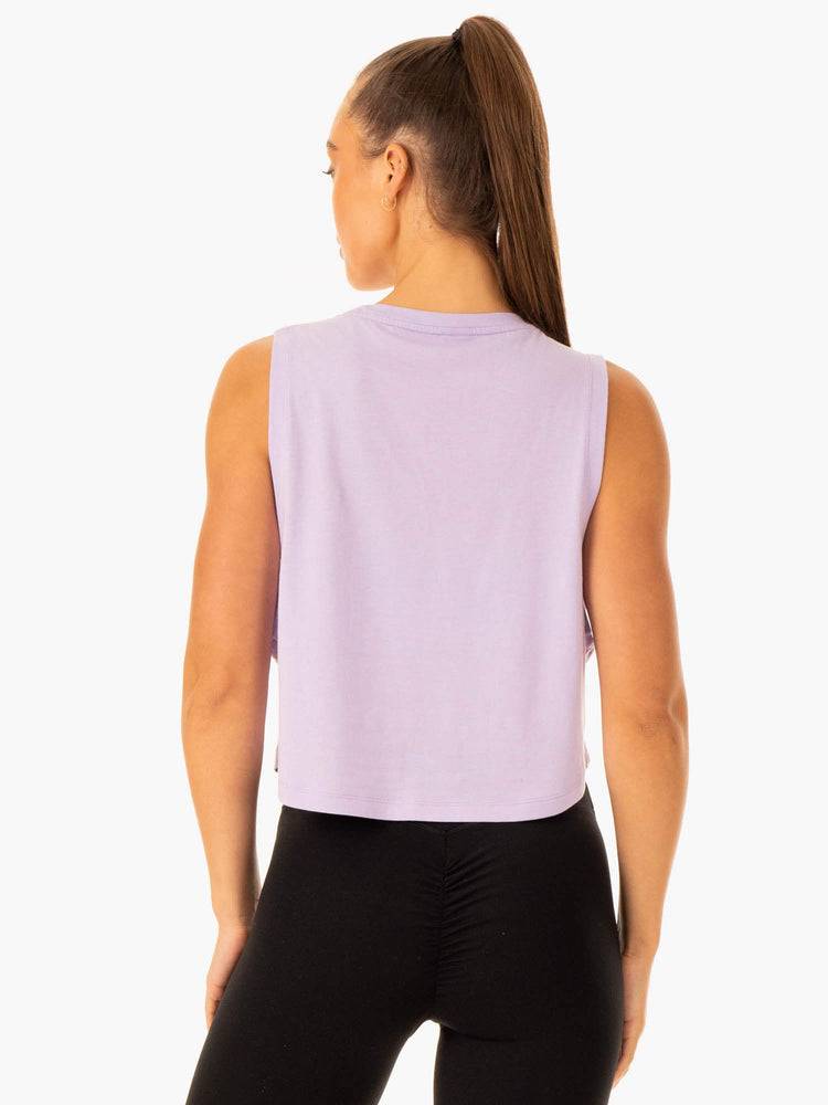 Ryderwear Women Tanks Flow Scoop Women's Tanks Lavender | CA1292XF