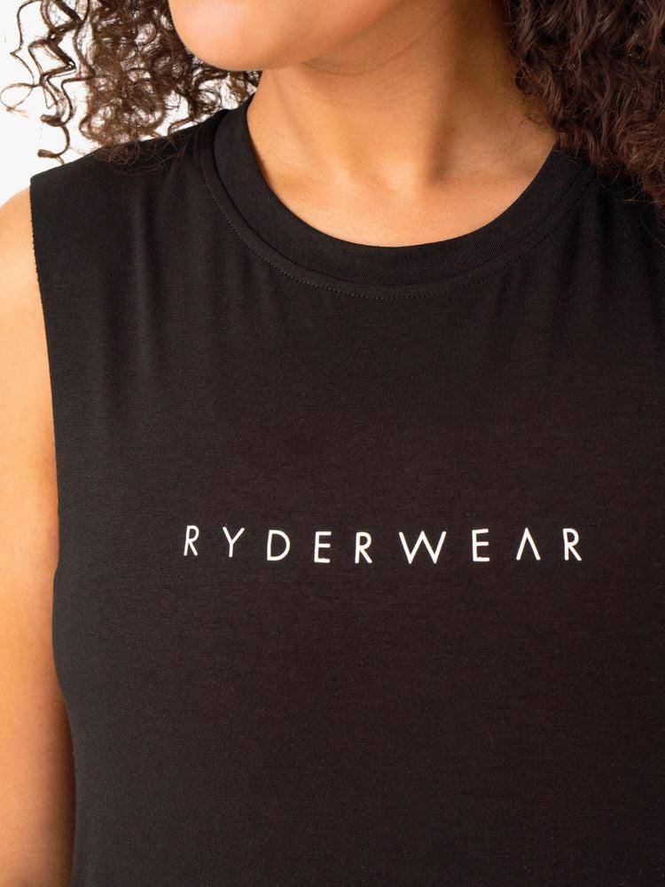 Ryderwear Women Tanks Foundation Muscle Women's Tanks Black | CA1279IS