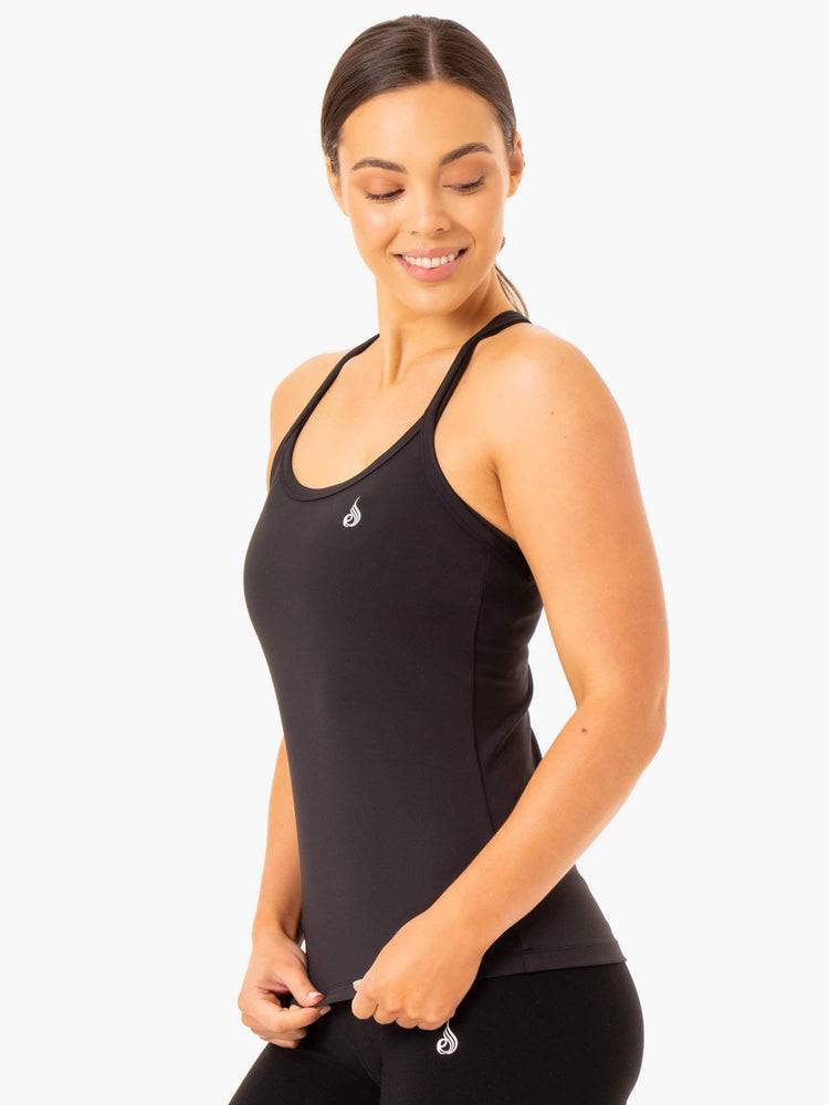 Ryderwear Women Tanks Foundation Training Women's Tanks Black | CA1186LH