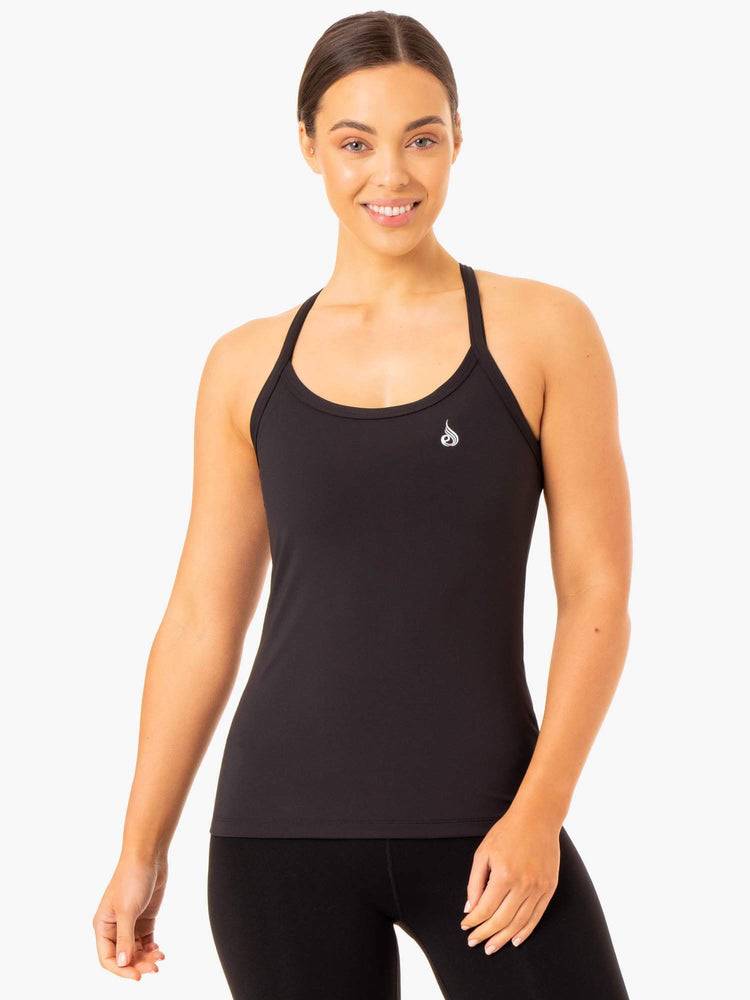 Ryderwear Women Tanks Foundation Training Women\'s Tanks Black | CA1186LH