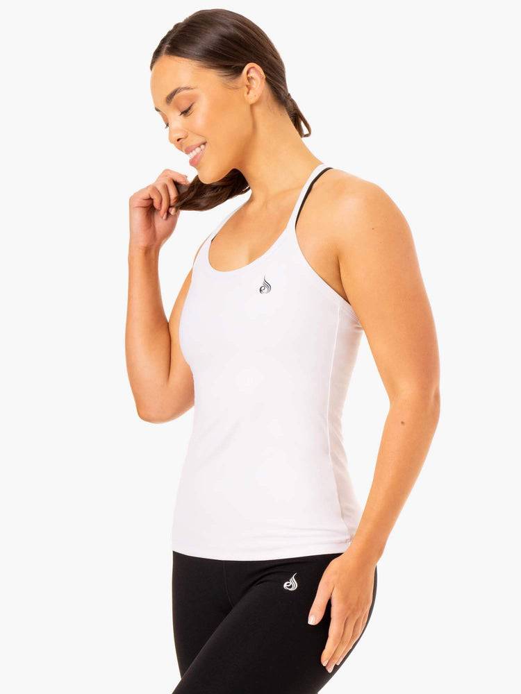 Ryderwear Women Tanks Foundation Training Women's Tanks White | CA1213ZG