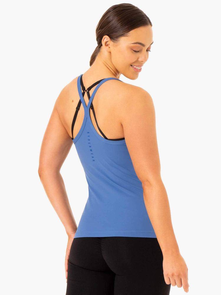 Ryderwear Women Tanks Foundation Training Women's Tanks Blue | CA1236JJ