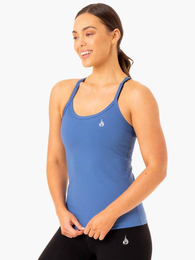 Ryderwear Women Tanks Foundation Training Women's Tanks Blue | CA1236JJ