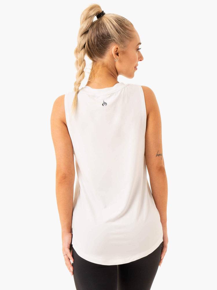 Ryderwear Women Tanks Freedom Training Women's Tanks White | CA1285FM