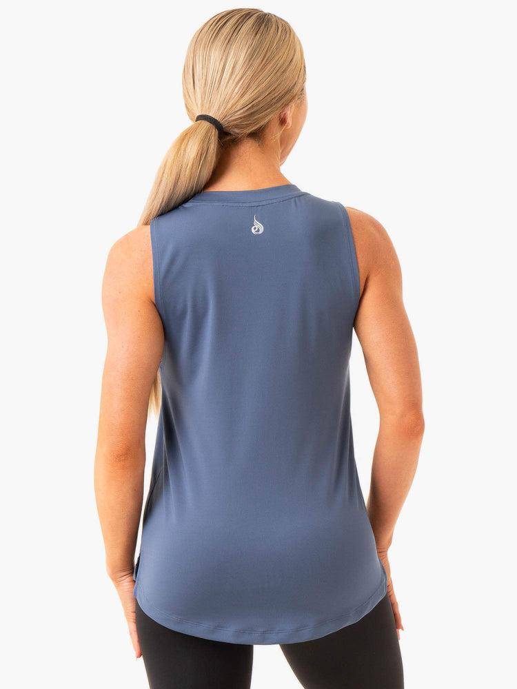 Ryderwear Women Tanks Freedom Training Women's Tanks Steel Blue | CA1318XF