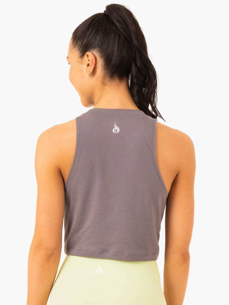 Ryderwear Women Tanks Frequency Women's Tanks Smoke Grey | CA1320VD