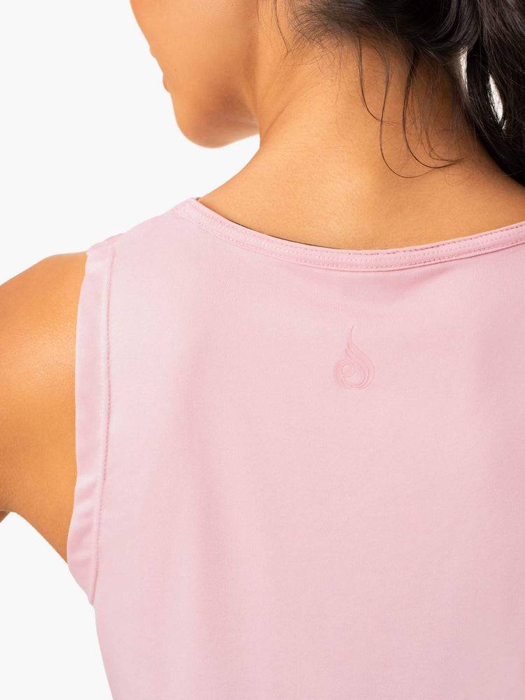 Ryderwear Women Tanks Hybrid Muscle Women's Tanks Pink | CA1140NB