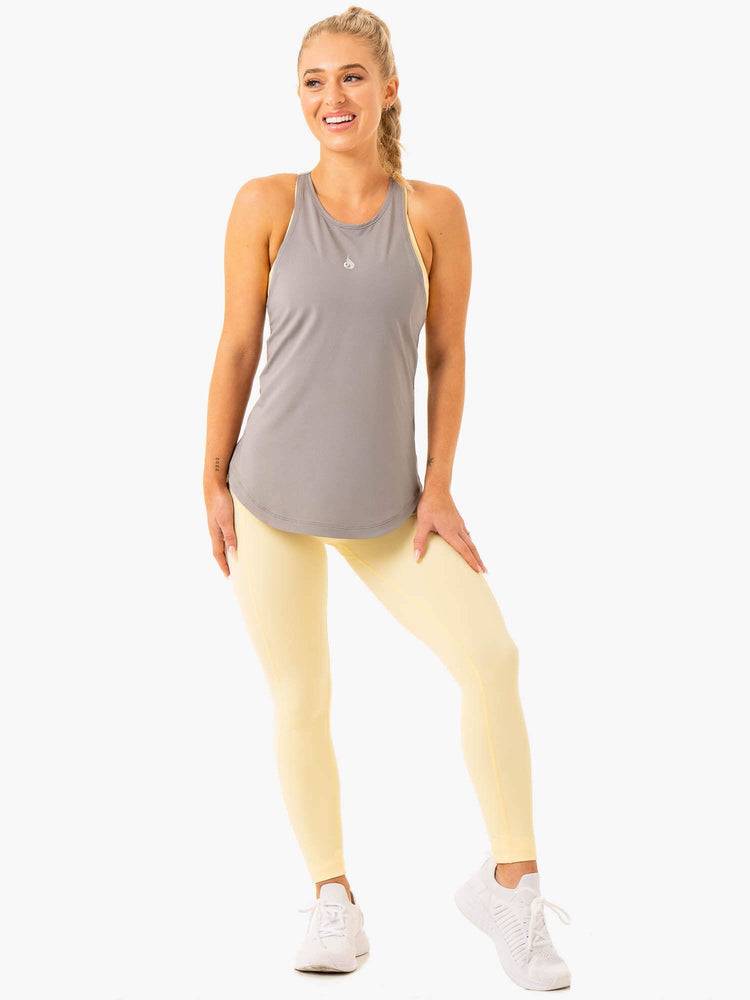 Ryderwear Women Tanks Level Up Training Women's Tanks Steel Grey | CA1231SO