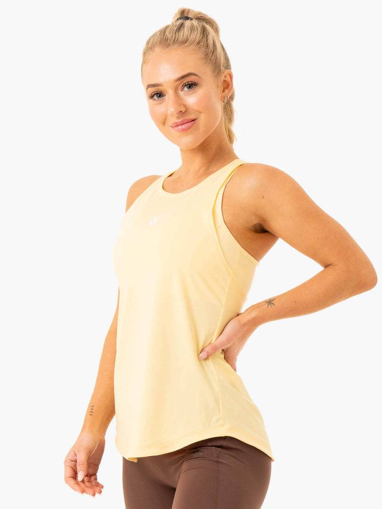 Ryderwear Women Tanks Level Up Training Women's Tanks Butter | CA1266XF