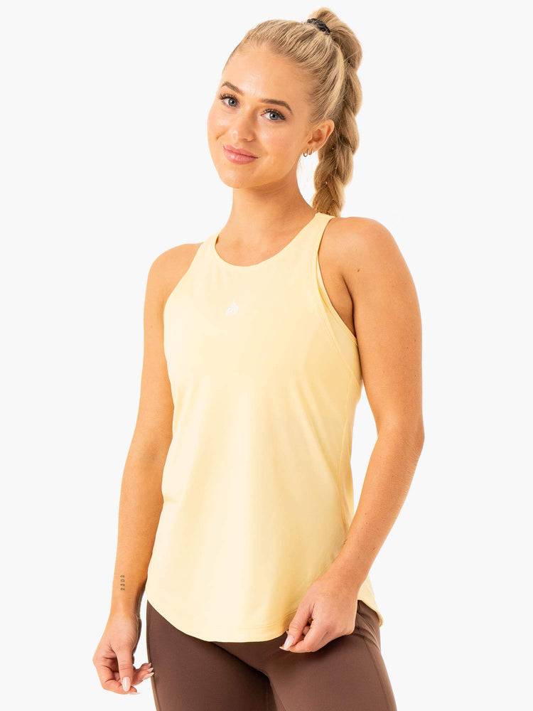 Ryderwear Women Tanks Level Up Training Women\'s Tanks Butter | CA1266XF