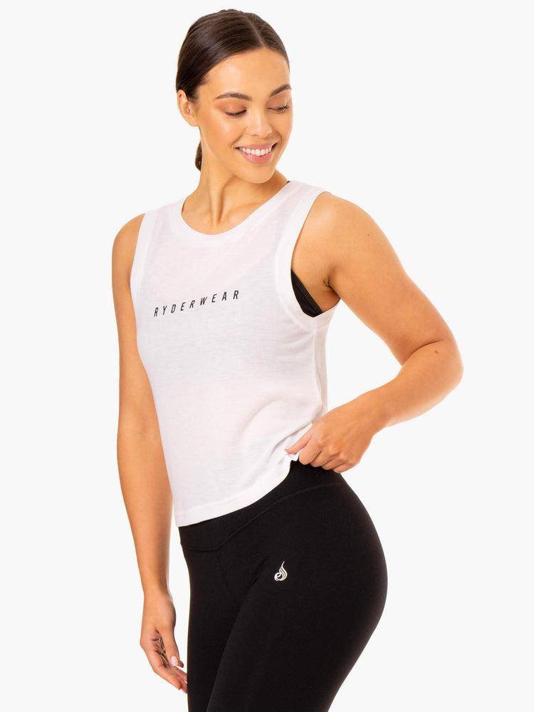 Ryderwear Women Tanks Replay Women's Tanks White | CA1229PQ