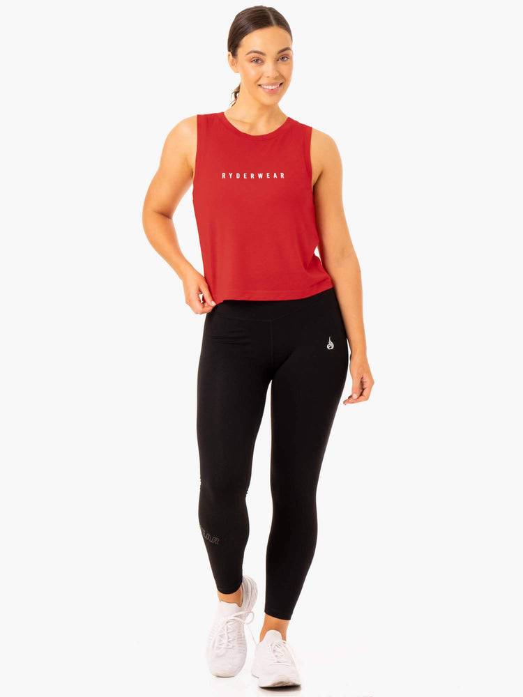 Ryderwear Women Tanks Replay Women's Tanks Red | CA1259FM