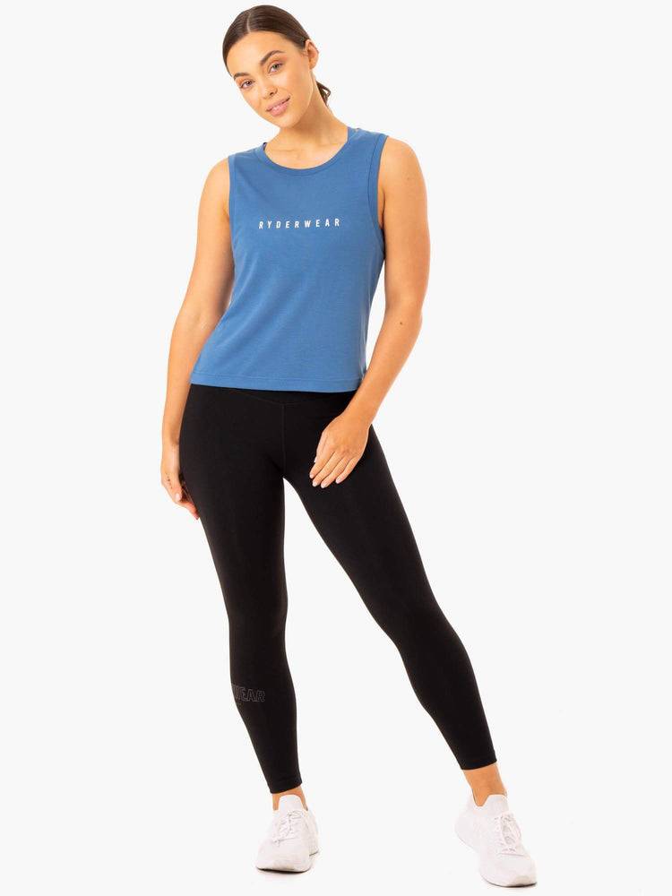 Ryderwear Women Tanks Replay Women's Tanks Blue | CA1280OR