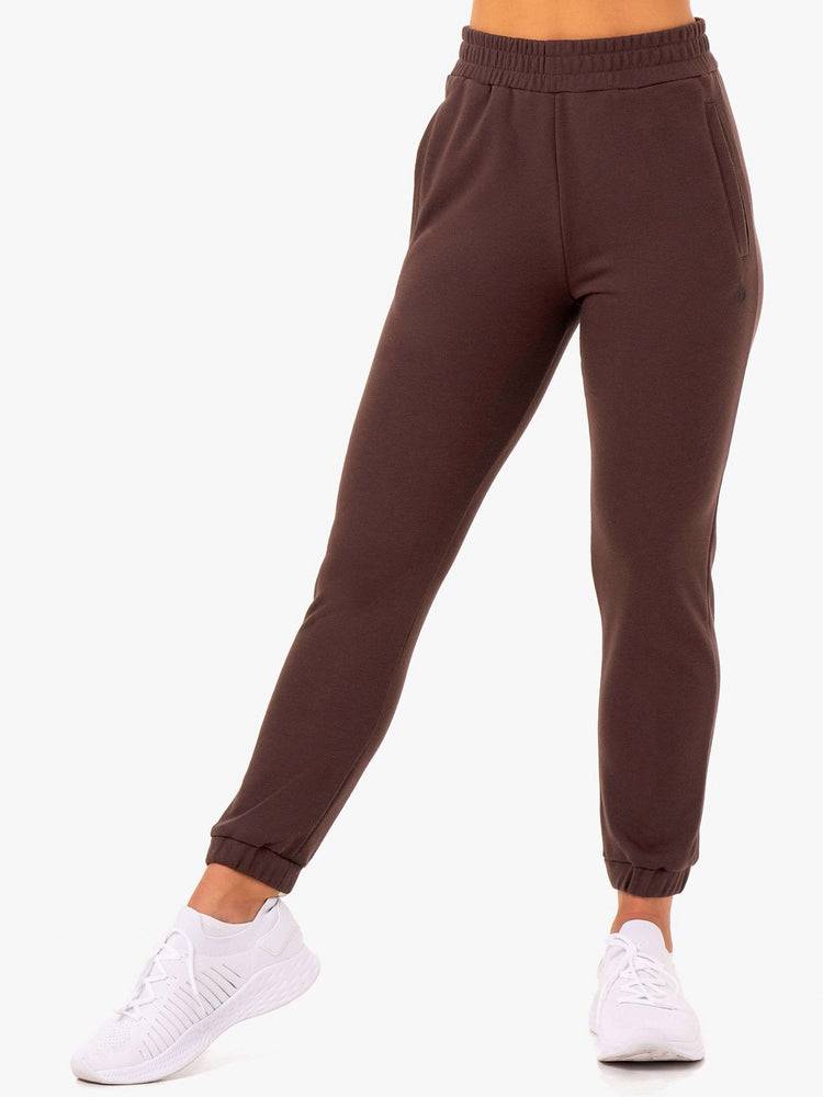 Ryderwear Women Track Pants Adapt Women's Track Pants Chocolate | CA1108LH