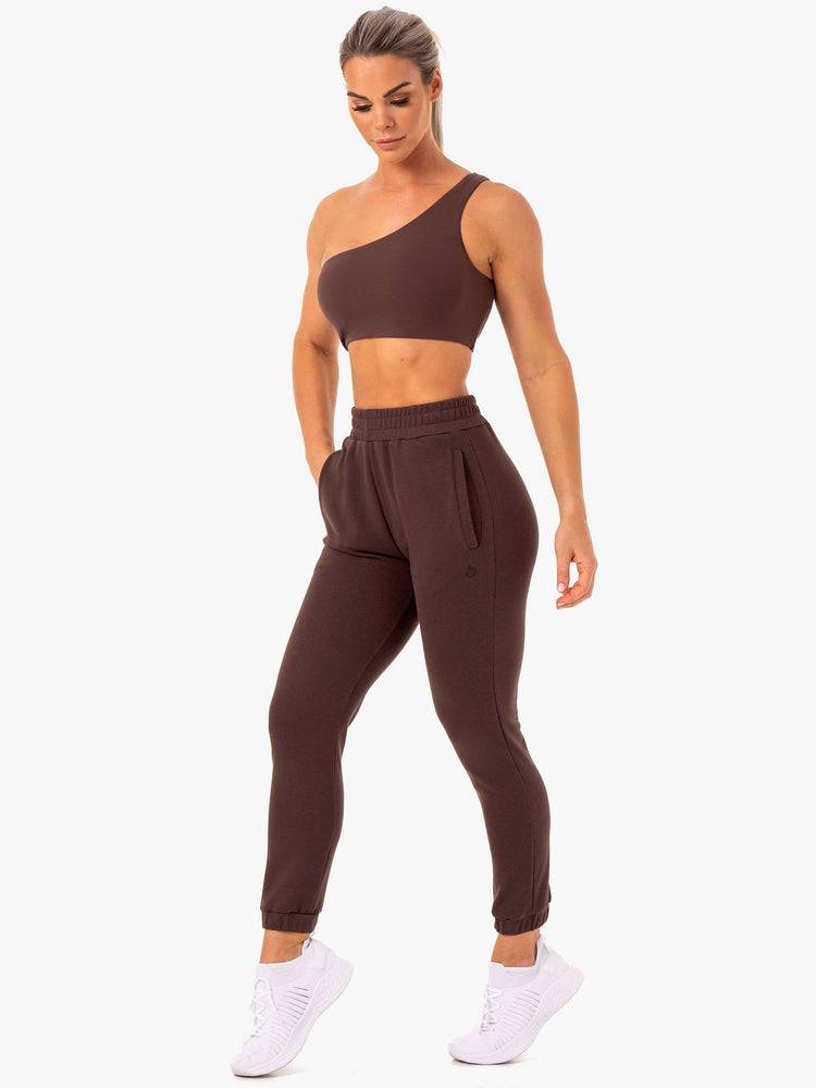 Ryderwear Women Track Pants Adapt Women's Track Pants Chocolate | CA1108LH