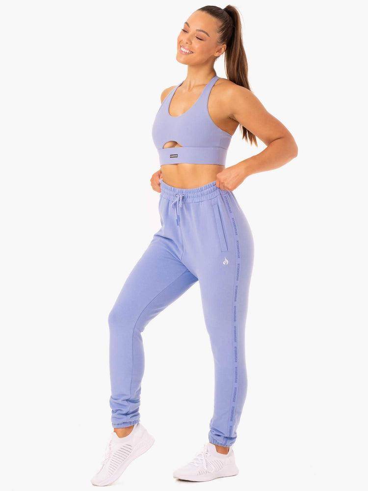 Ryderwear Women Track Pants Base High Waisted Women's Track Pants Purple | CA1101SO