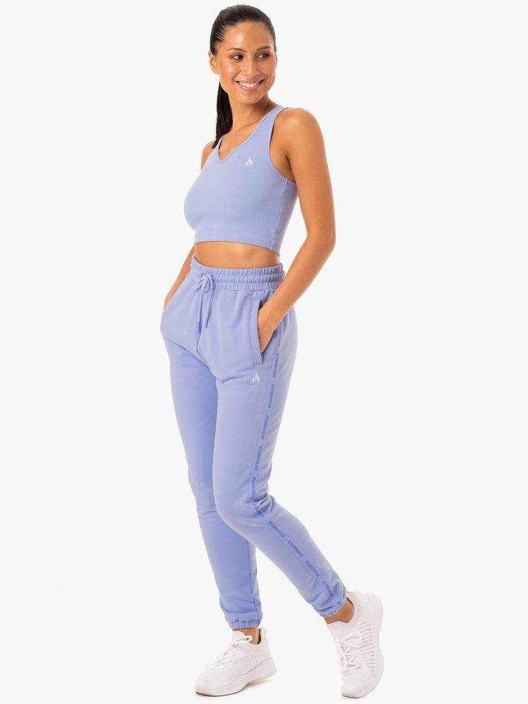 Ryderwear Women Track Pants Base High Waisted Women's Track Pants Purple | CA1101SO